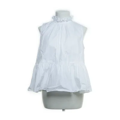 Peplum top (Wit) van French Connection Katoen