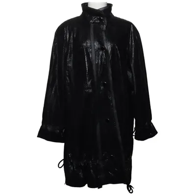 Leren jack (Zwart) van Cruse Leer, Polyester