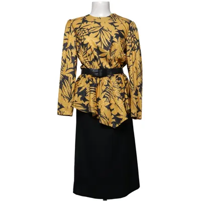 Dress (Yellow, Black) from Eurofashion Polyester