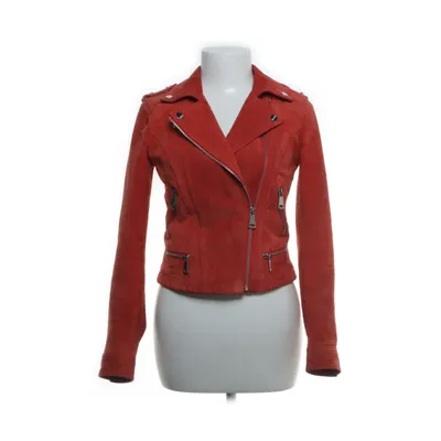 Biker jacket (Orange) from Vero Moda Suede