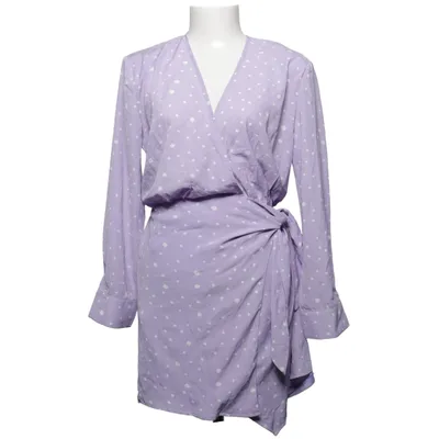 Omlottklänning (Lila, Vit) från Loavies Polyester