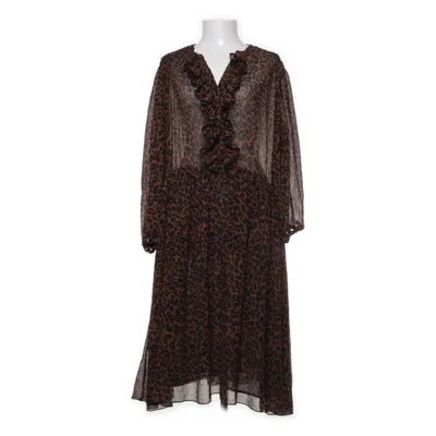 Långklänning (Brun, Svart, Flerfärgad) från Zara Polyester