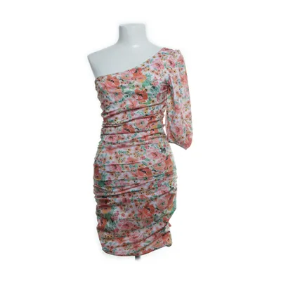 Dress (White, Multicolored) from Chiquelle Polyester