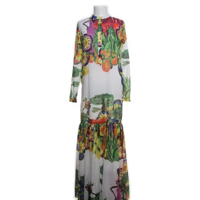 Långklänning (Vit, Flerfärgad) från Stieglitz Polyester