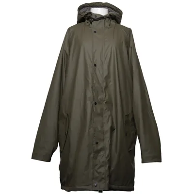 Regnfrakke (Grøn, Sort) fra Strøva Polyester, Polyurethan