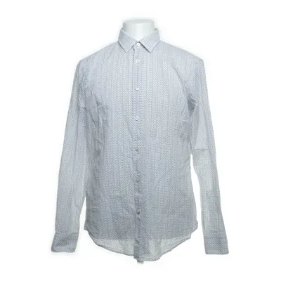 Skjorta (Vit, Blå) från Hugo Boss Bomull