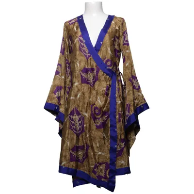 Kaftan (Brown, Purple, Blue) Silk