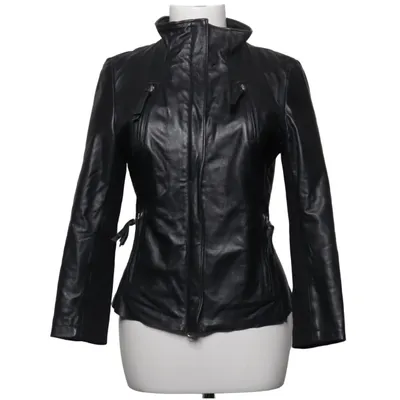 Läderjacka (Svart) från Cigno Nero Skinn, Polyester