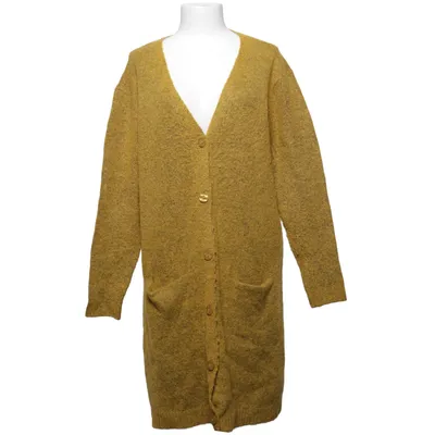 Cardigan (Yellow) from Fransa Acrylic, Elastane, Mohair, Polyester, Wool