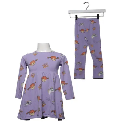 Pyjamasz (Lilla) fra Pippi Långstrump Bomuld, Elastan
