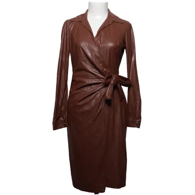 Omlottklänning (Brun) från Chicaca Elastan, Polyester, Viskos