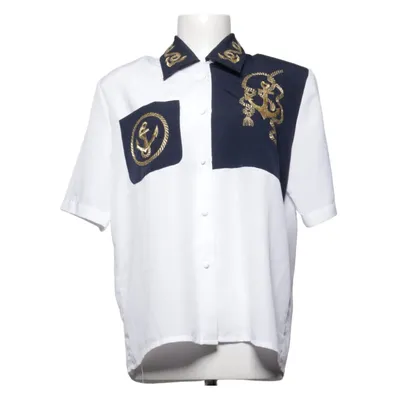 Short sleeve shirt (White, Blue, Gold) from Etoile Polyester