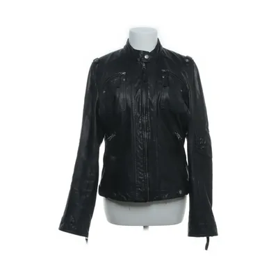 Läderjacka (Svart) från Gipsy Polyester, Skinn