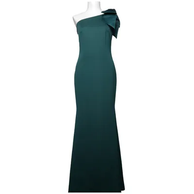 Avondjurk (Groen) van Eliza J Elastaan, Polyester