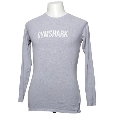Lange mouwen shirt (Grijs) van Gymshark Katoen, Elastaan