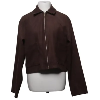Jakke (Brun) fra Lounge Imiteret ruskind, Polyester