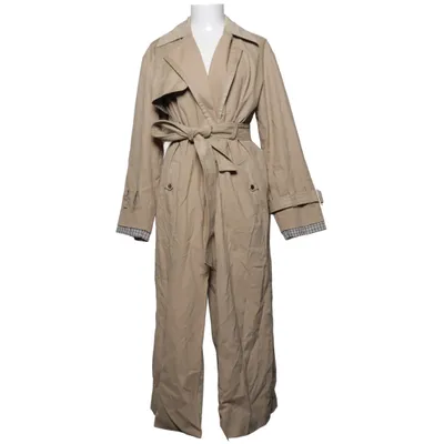 Trench coat (Beige) from Lounge Cotton, Elastane, Polyamide, Polyester