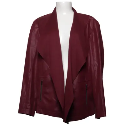 Jacka (Samoon by Gerry Weber bordeaux leather-look jack maat 48) från Samoon by Gerry Weber Polyester