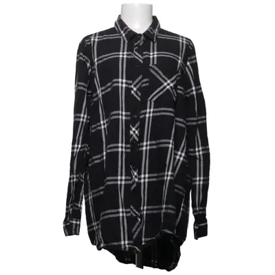 Flannel skjorte (Sort, Hvid) fra Miss Milla Bomuld