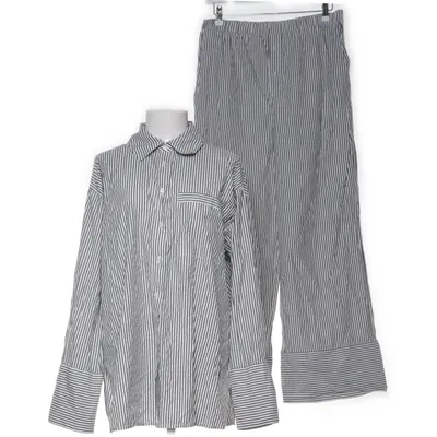 Pyjama (Weiß, Schwarz) von NA-KD Baumwolle, Polyester