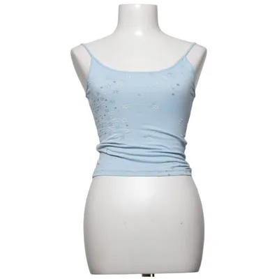 Crop top (Blauw, Meerkleurig) van Diabless Polyamide