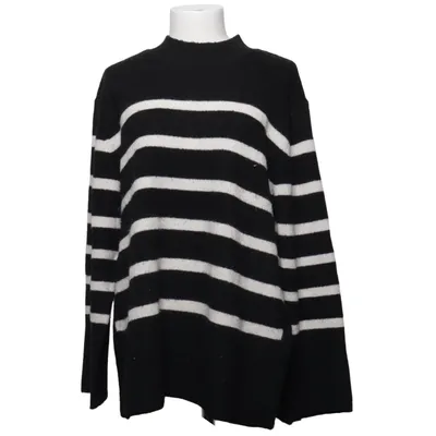 Maternity sweater (Black, White) from H&M Mama Acrylic, Elastane, Polyester, Wool