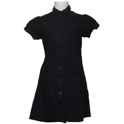 Robe chemise (Noir) de Dunderdon Coton