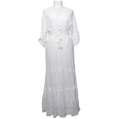 Strandkjole (Hvid) fra Indiska Bomuld, Polyester, Viscose