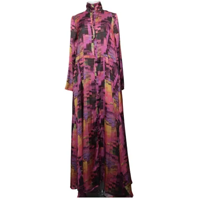 Robe chemise (Rose, Violet, Jaune, Multicolore) de Heimstone Polyester recyclé