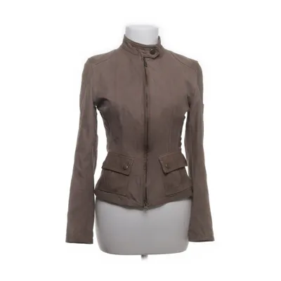 Leather jacket (Brown) from Belstaff Leather, Viscose