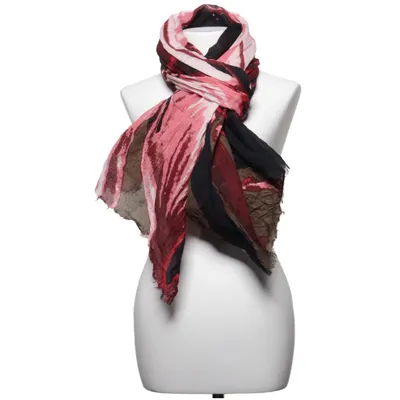Châle (Rouge, Multicolore) de Unmade Copenhagen Coton, Viscose