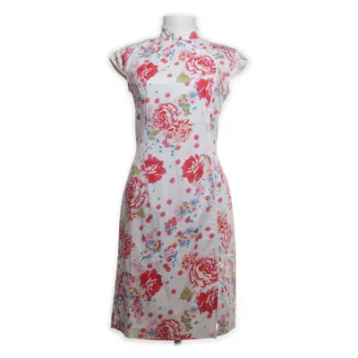 Cheongsam (Wit, Meerkleurig) van H&M Katoen, Elastaan