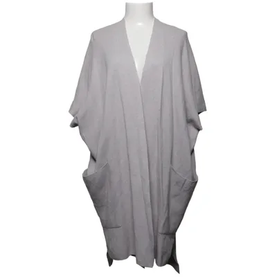 Cardigan (Gris) de Sminfinity Cachemire, Coton, Soie