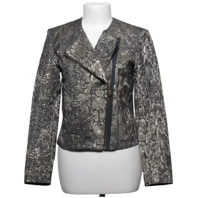 Biker jacket (Black, Gold) from Zoul Edition Cotton, Elastane, Metallic fiber, Polyester