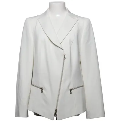 Blazer (Blanc) de Singh Madan Élasthane, Polyester, Viscose