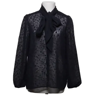 Pussy bow blouse (Blue) from Saint Tropez