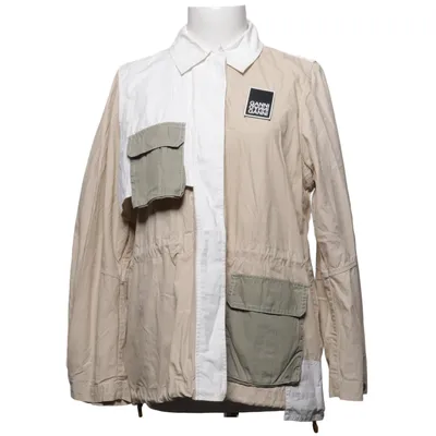 Safarijacka (Beige, Vit, Grön) från Ganni Bomull