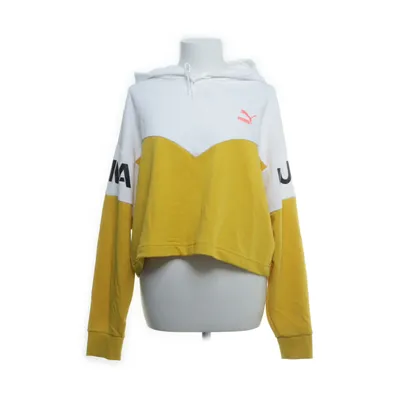 Capuchon sweater (Geel, Wit) van Puma Katoen, Elastaan, Polyester