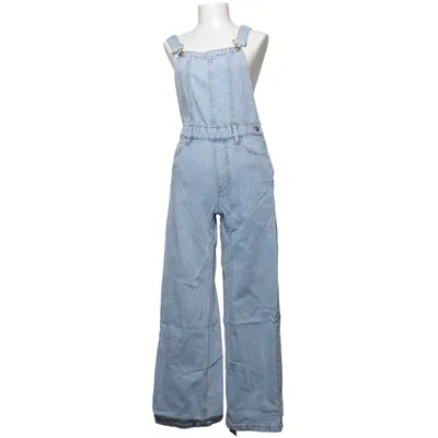 Tuinbroek (Blauw) van Mango Katoen