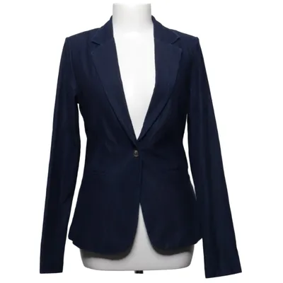 Blazer (Bleu) de Ichi Coton, Élasthane, Polyester