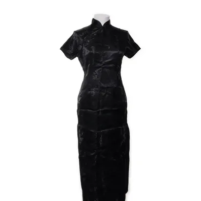 Cheongsam (Grå, Flerfärgad)