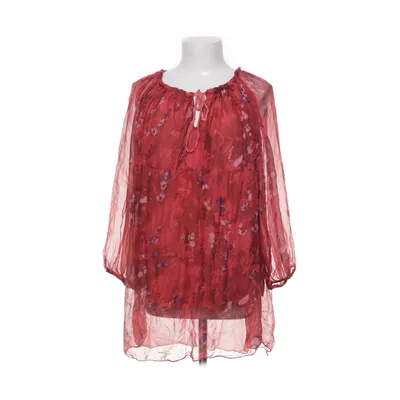 Blus (Röd, Flerfärgad) från Tu Elastan, Silke, Viskos