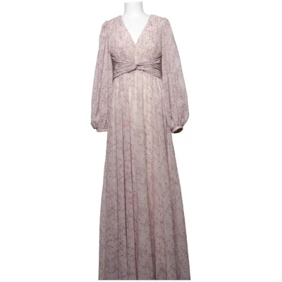 Långklänning (Rosa) från By Malina Polyester, Viskos