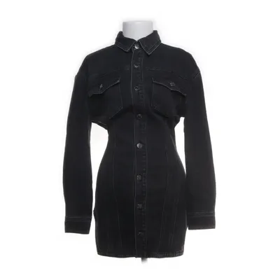 Jeanskjole (Sort) fra PrettyLittleThing Polyester, Bomuld