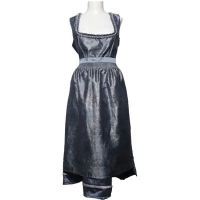 Dirndl (Grå, Silverfärgad) från Melega Bomull, Polyester