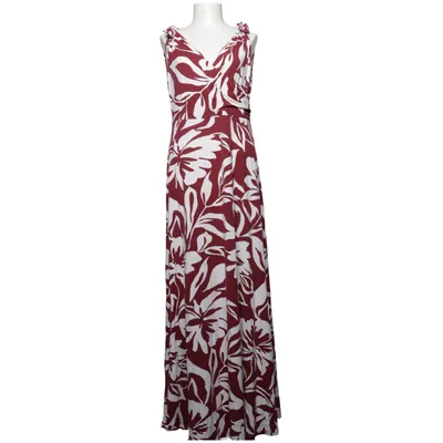 Robe longue (Rouge, Blanc) de Top Vintage Élasthane, Viscose