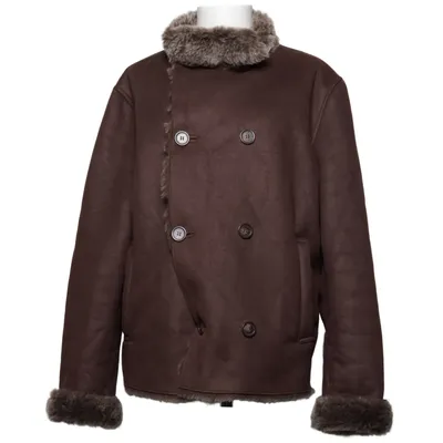 Shearlingjacka (Brun) från Monsoon Akryl, Polyester