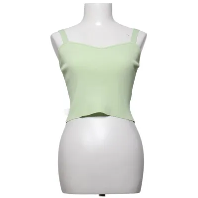 Tank­top (Grün) von Zara Polyamid, Viskose