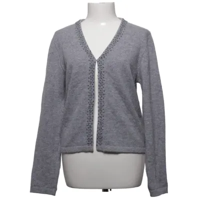Cardigan (Gray) from Dawn Angora, Polyamide, Wool