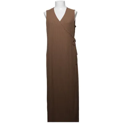 Vente kjole (Brun) fra H&M Mama Elastan, Polyester, Viscose